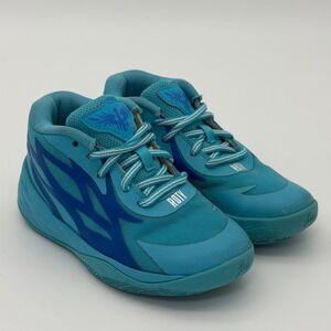 Puma MB.02 ROTY Blue Basketball Shoes Kid Size 12C 388665-01 LaMelo Ball Sneaker